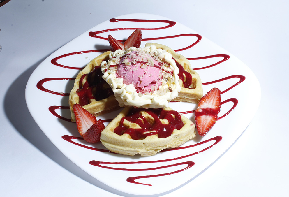 Waffle Frutos del Bosque